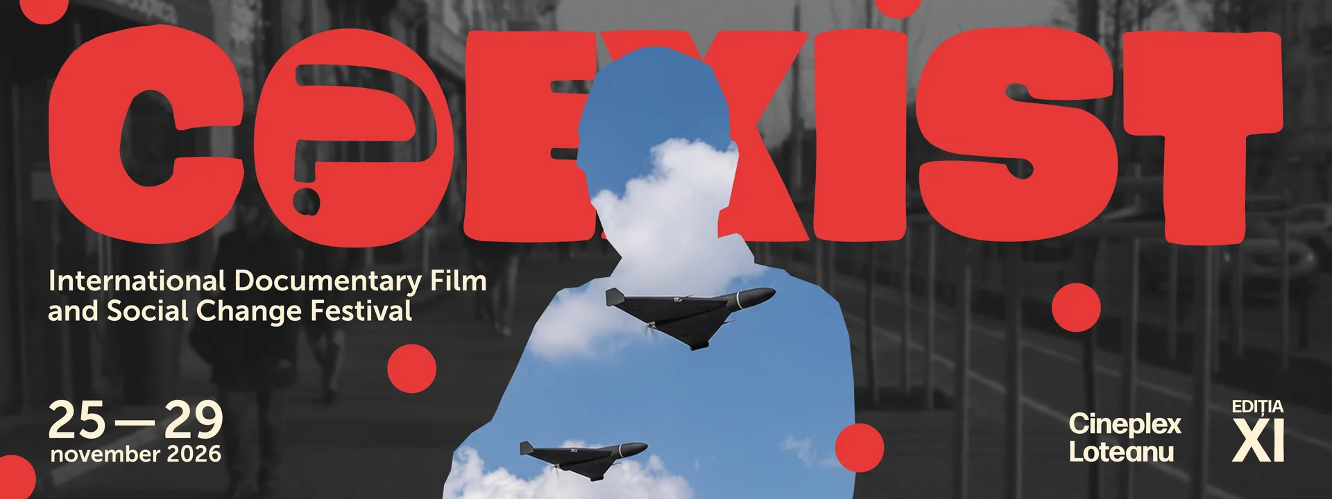 Poster of the 11th edition, this year’s theme: “Coexist”