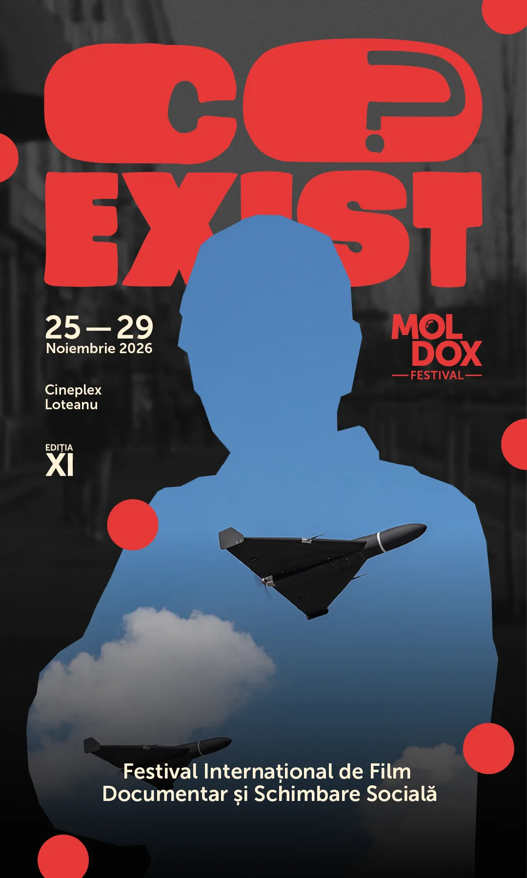 Afișul ediției a XI-a, tema anului: „Coexist”